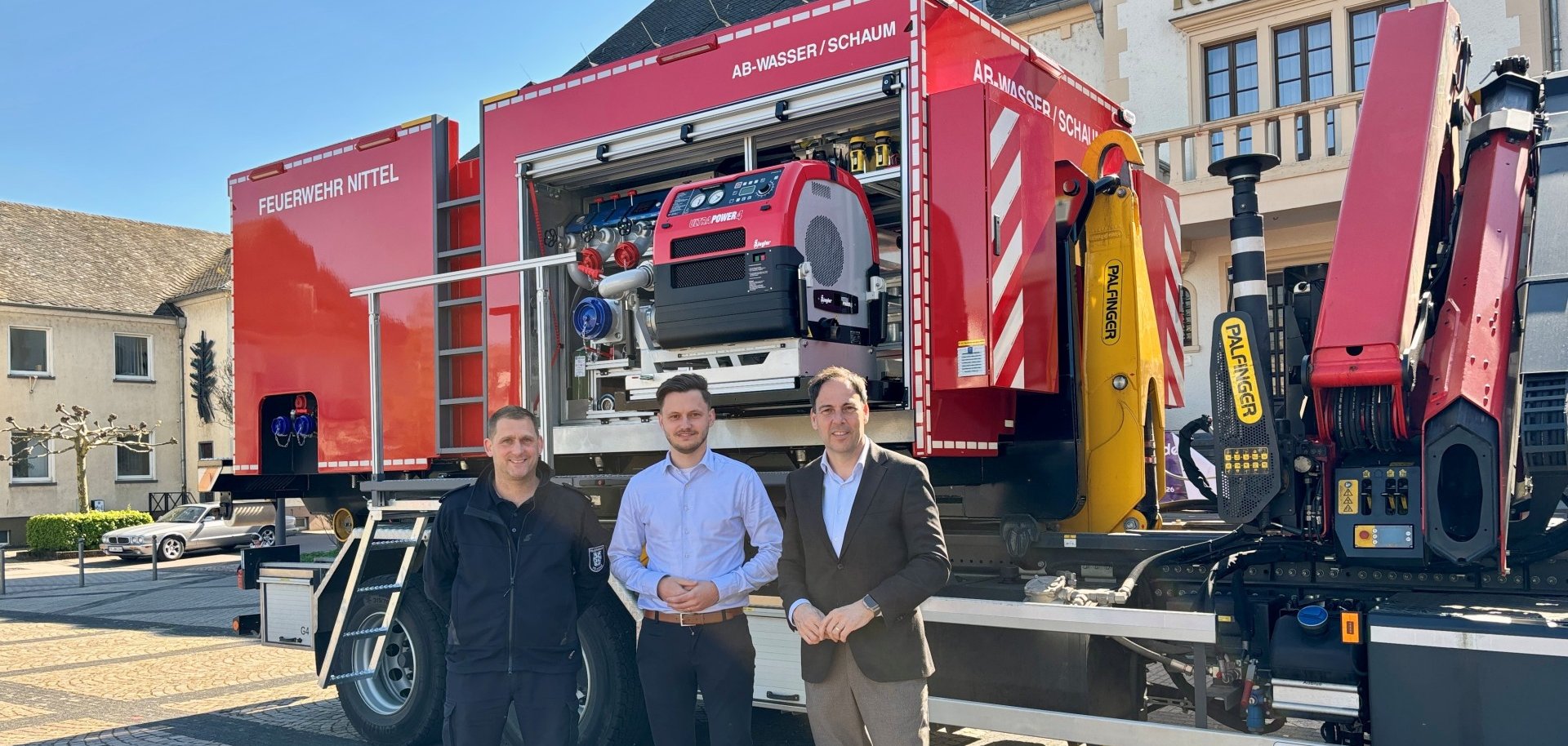 Nouvelle benne amovible pour les pompiers