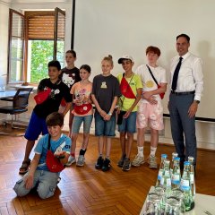 Visite de Wuselkusen à la mairie Visite de Wuselkusen à la mairie