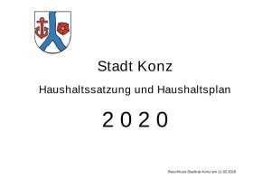 Vorschau Haushaltsplan Stadt Konz 2020  - Beschluss 11.02.2020.pdf