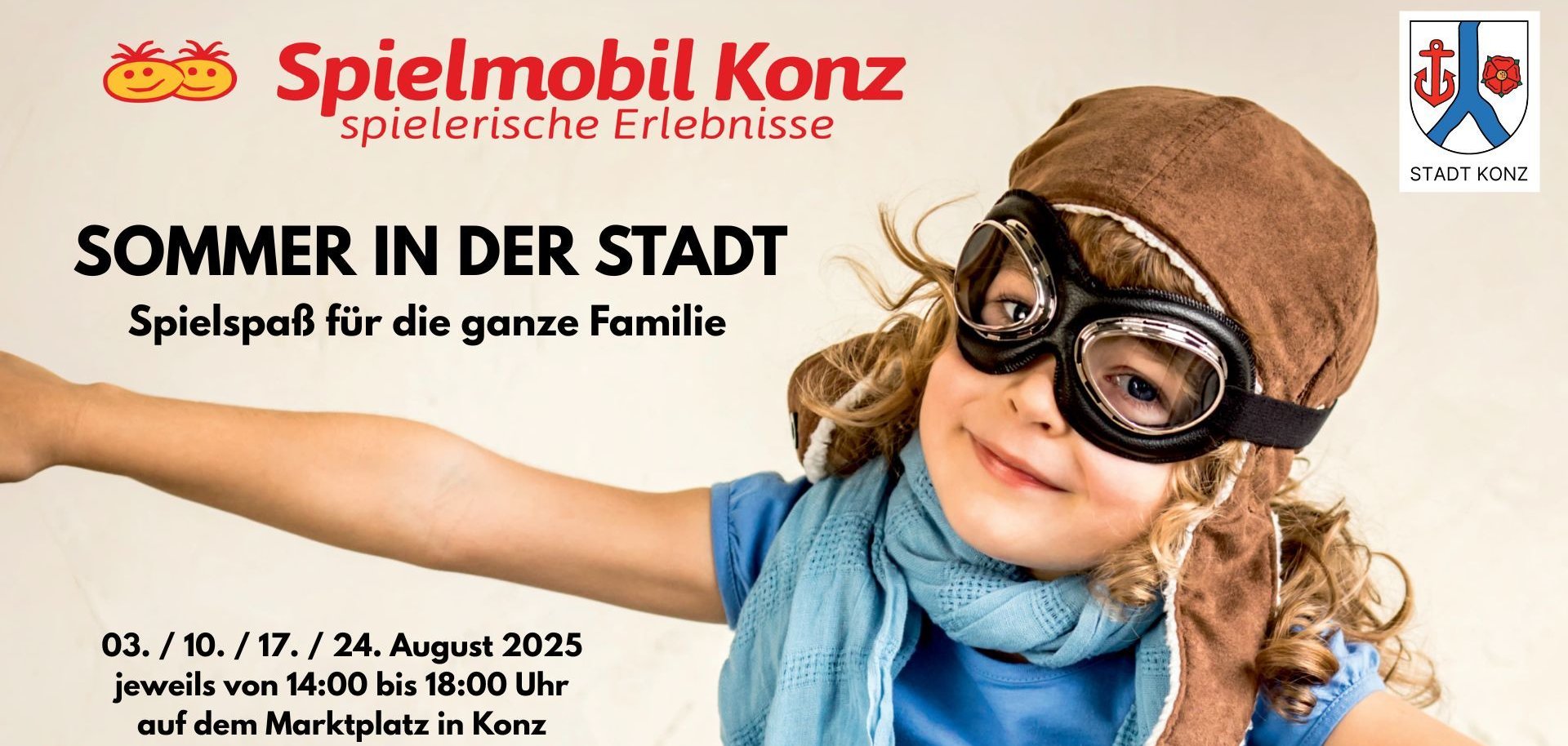 Sommer in der Stadt – Spielspaß für die ganze Familie Das Spielmobil Konz bringt Ferienfreude nach Konz - 1