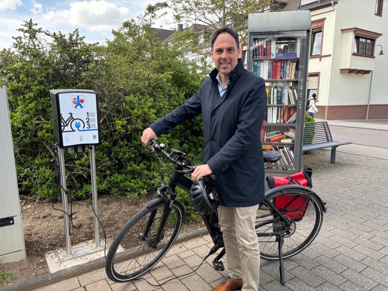 Neue Fahrradladesäulen in Konz