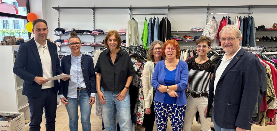 Förderung für Kleiderladen der Caritas