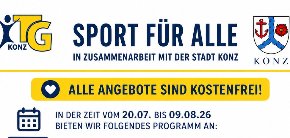 Sport für alle Plakat